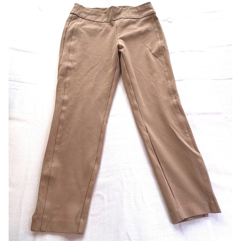 Express High Rise‎ Skinny Ankle Pants Tan Pull On Size S